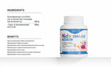 Organic Garden Kids DHA Oil fish-shaped capsule detail