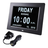 10" Digital Calendar Day Clock - for Dementia and Alzheimer’s Patients (Black) Alzheimer’s,Alzheimer’s Patients,Audio & Visual Alerts Pill Dispenser,Audio & Visual Alerts Pill Management,Automatic Pill Dispenser,Dementia Patients,Home Medication,Home