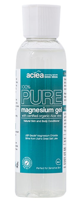 aciea 100% Pure Magnesium Gel with Aloe Vera apply to skin,cuticles,google,hair and scalp,Helps nourish the skin,Helps relieve dry,Helps soften chapped skin,Helps soothe and relax muscles,issues,sensitive skin