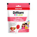 Difflam Kids Soothing Throat Pops Strawberry 20 Pack