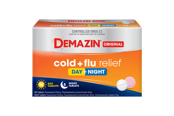 Demazin Cold Relief Colour Free Syrup 200ml