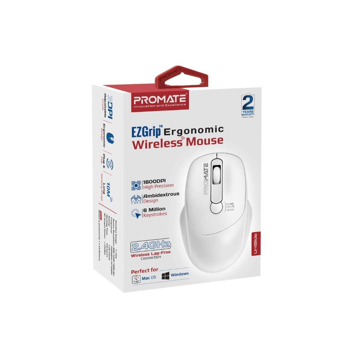 PROMATE EZGrip Ambidextrous Ergonomic Wireless Mouse issues,mouse,wireless mouse