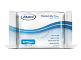 Advance Premium Dry Wipes 50 Absorbent,advance wipes,dry wipes,Fragrance Free,issues,Multi-Purpose,Soft on Skin,Strong When Wet,wipes