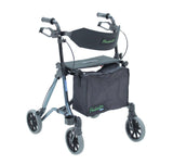 Freiheit® Freedom walking frame - Blue/Bronze Available in blue or bronze stroller,Compact side fold for storage stroller,freedom stroller,Freiheit freedom stroller,issues,Lightweight aluminium frame,lightweight aluminium stroller,Storage bag and cane hol