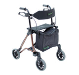 Freiheit® Freedom walking frame - Blue/Bronze Available in blue or bronze stroller,Compact side fold for storage stroller,freedom stroller,Freiheit freedom stroller,issues,Lightweight aluminium frame,lightweight aluminium stroller,Storage bag and cane hol