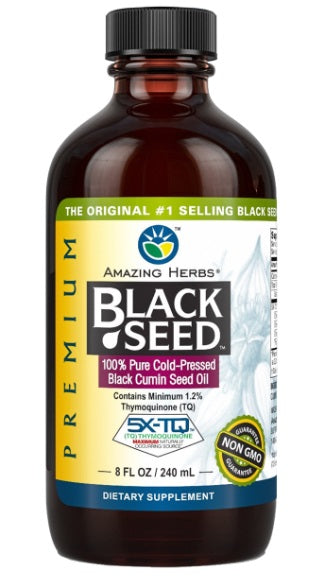 Black Seed Oil PREMIUM 240ml & 473ml allergy,Black Seed Oil,Herbs Black Seed oil,immune system response,inflammatory,issues,powerful anti-oxidant,Thymoquinone,volatile oil