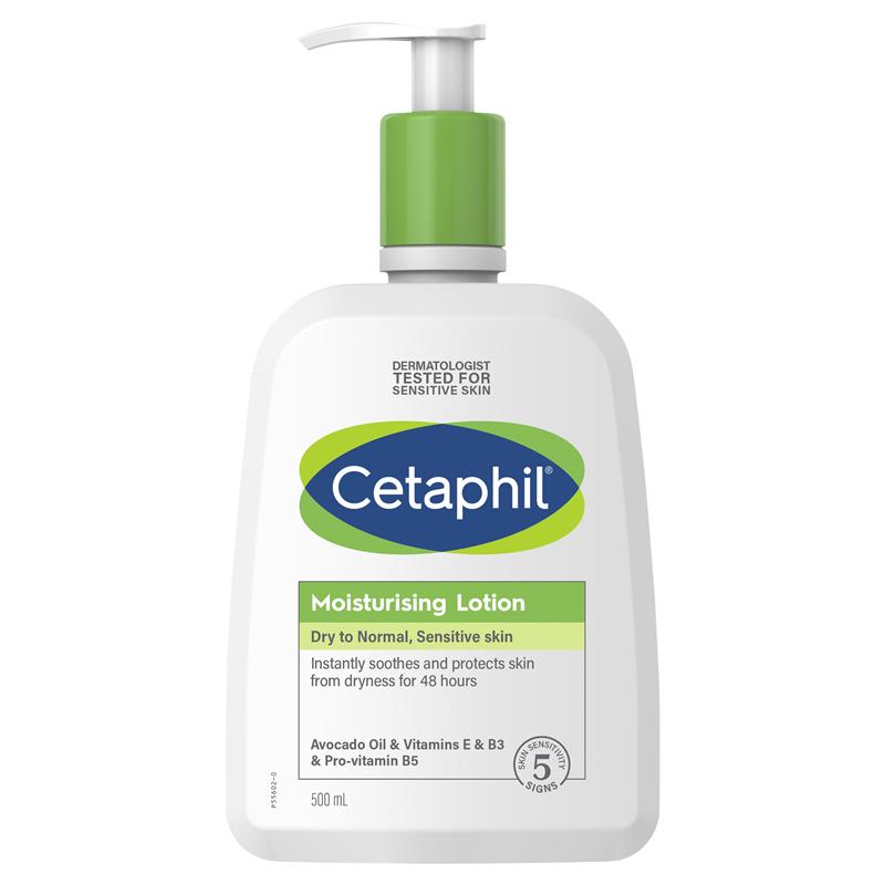 Cetaphil Moisturising Lotion 500ml – dry to normal sensitive skin