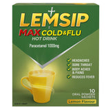 Lemsip Max Cold & Flu Lemon Hot Drink 10 Sachets