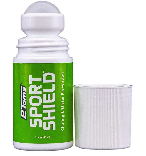2TOMS SPORT SHIELD ROLL-ON 45ML 2Toms SportShield,Anti Chafing Roll-On,issues,prevents the friction that causes blisters,prevents the friction that causes chafing,SPORT SHIELD ROLL ON