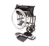 XLITE Manual wheelchair Full length padded arms wheel chair,issues,Lapbelt,length adjustable footplates,Manual wheel chair,Manual wheelchair,Quick release fold down backrest,Quick release wheels,Swing-away,wheelchair,XLITE wheelchair