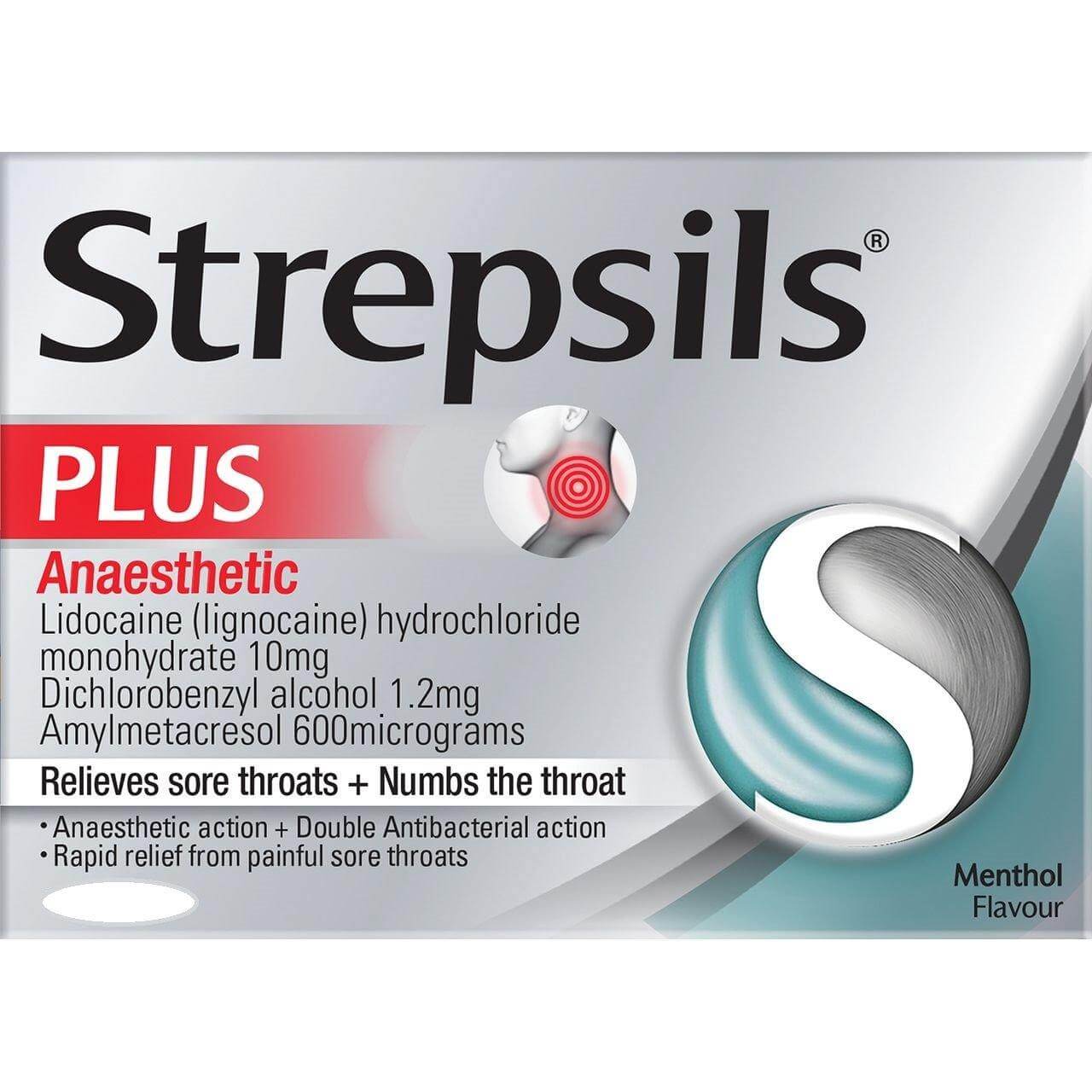Strepsils plus anaesthetic 36 lozenges google,issues,local anaesthetic,numbing pain,sore throat,strepsils plus lozenges