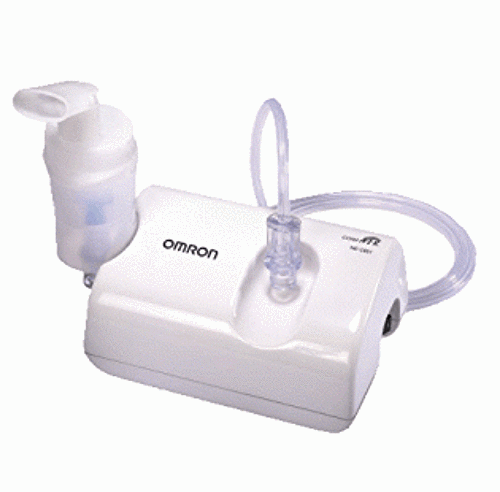 Omron NEC 801 nebuliser, a compact and efficient compressor nebuliser for respiratory relief.
