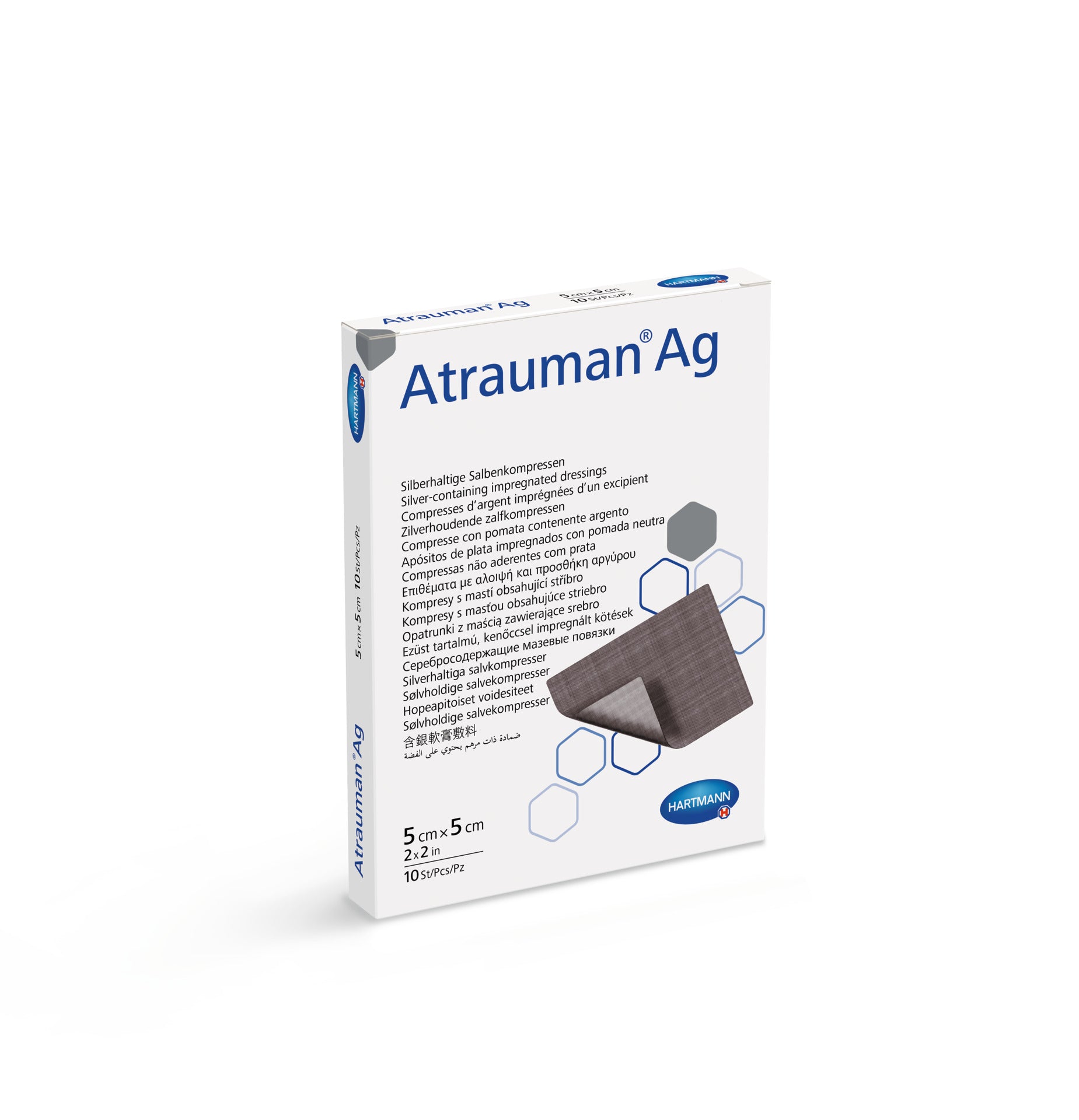 Atrauman Ag 5x5cm Silver Wound Dressing Packshot