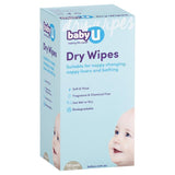 Baby U Dry Wipes 100pk Biodegradable,dditional nappy liner,Dry Wipes,high quality,issues,nappy changing,soft and durable,Use wet or dry,Use whilst bathing