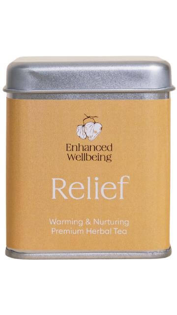 Enhanced Wellbeing Relief Premium Herbal Tea - Warming & Nurturing Advanced liver support,ageing,Andropausal men,anti-angiogenic and neuroprotective functions,anti-inflammatory,anti-stress herbal tea,antioxidant,antioxidant Digestion gallbladder liver fun