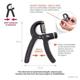 66FIT Adjustable Hand Grip Exerciser - 10-40KG - image 2