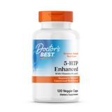 Doctor's Best 5-HTP Enhanced with Vitamins B6 & C 120 Veggie Caps | Complete Serotonin & Mood Support