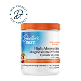 Doctor's Best High Absorption Chelated Magnesium Powder 200g | TRAACS Glycinate Lysinate Complex