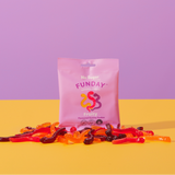 Funday Natural Sweets Fruity Gummy Snakes 50g Sugar-Free