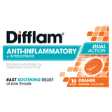 Difflam Orange Lozenges Sugar Free