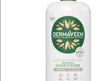 DermaVeen Oatmeal Conditioner for sensitive scalps, 500 ml, free from parabens and fragrance, dermatologically tested.