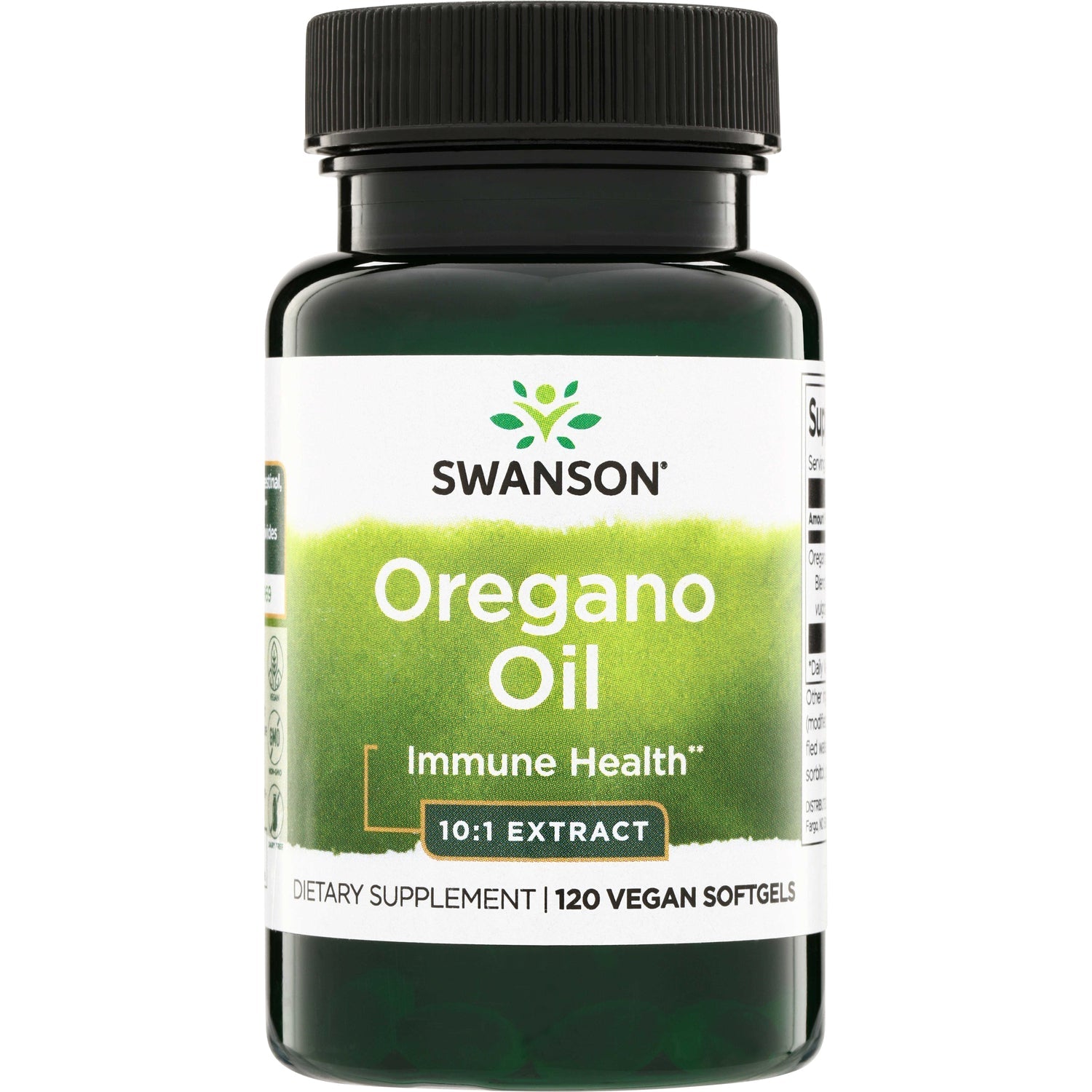 Swanson Oregano Oil 10:1 Extract 150mg 120 Vegan Softgels