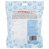 Ocean Sickness Bags 3 Pack Compact,disposable,Easy to use,Glovebox Friendly,google,Hygienic,issues,Leak Proof,Non Spill,Twist and seal lock to contain contents and odour