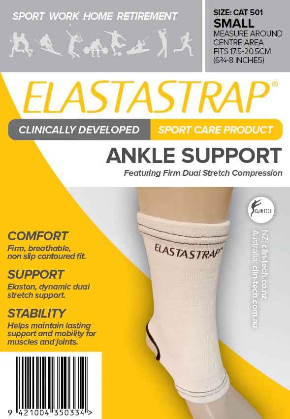 Elastastrap Ankle Support for compression and stability, featuring ankle support compression and breathable fabric.