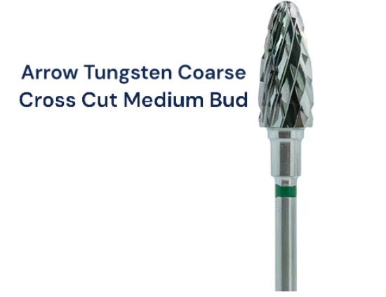 ARROW - TUNGSTEN BURRS ARROW - TUNGSTEN BURRS,Coarse,Cross Cut Tungsten Burr,Fine,issues,Standard Coarse