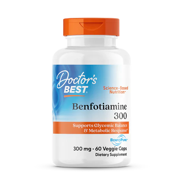Doctor's Best Benfotiamine 300mg 60 Veggie Caps