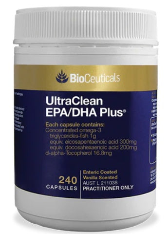 Bioceuticals UltraClean EPA/DHA Plus Ultra-Purified, Concentrated Fish Oil 240 caps bioceuticals,Concentrated Fish Oil,issues,UltraClean EPA/DHA Plus® Ultra-Purified
