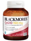 Blackmores CoQ10 150mg 30c Preliminary CoQ10 150mg 30 capsules CoQ10 is an antioxidant,decrease free radicals,healthy blood lipids,issues,Maintains CoQ10 levels,Maintains heart health