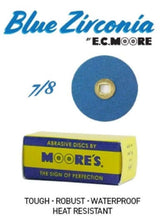 Moores Blue Zirconia Sanding Discs - Alternative To Plastic Discs ALTERNATIVE TO PLASTIC DISCS,Heat Resistant,issues,MOORES BLUE ZIRCONIA SANDING DISCS,Pack 200,Tough & Robust,Waterproof (Suitable for Spray Drills)