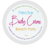 Nectar Body Creme – Beach Party 100g Baby skin care condition,Body Cremes Soap,Creamy,Hydrating,issues,Moisture,moisturisation soap,Natural skin care,skin care,without a greasy