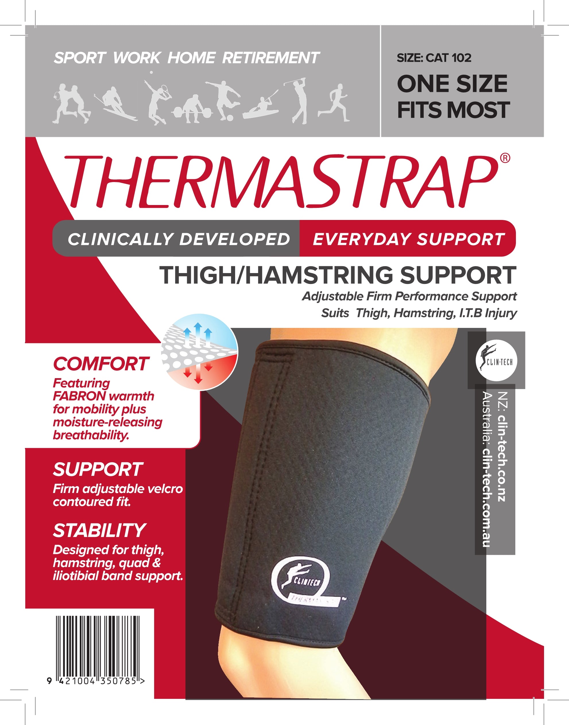 Thermastrap Thigh/Hamstring Support Ankle and Foot Braces,Ankle and Foot Support,Ankle Supports,Braces And Supports,Foot Braces,Foot Supports,hamstring support,injury support,issues,leg support,Supports,Thermastrap Ankle and Foot Support,Thermastrap Ankle