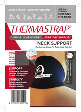 Thermastrap Neck Support Adjustable Velcro System Neck Support,issues,neck pain,neck support,Thermastrap Neck Support