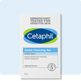 Cetaphil Gentle Cleansing bar 127g All Skin Type Bar,Cleansing bar,Gentle Cleansing bar,Gently cleanse Face And Body,issues,without drying skin