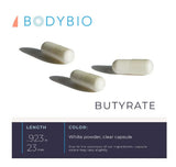 BODYBIO Calcium/Magnesium Butyrate 100 Caps BodyBio Butyrate,Butyrate,Calcium/Magnesium Butyrate,fuels your gut cells,Gut Health Postbiotic,healing leaky gut,issues,Sodium Butyrate,strengthening the gut lining