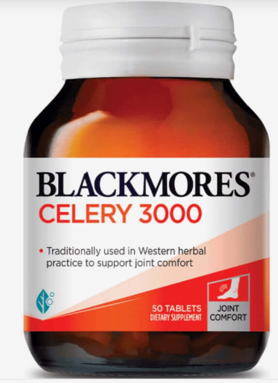 Blackmores BM Celery Seed Extract 50 Tablets Gout and Rheumatism Savior Assist body waste elimination,celery seed oil,gout,healthy digestive system,issues,occasional episodes of gout,pains,Reduce mild rheumatic aches,Reduce the symptoms