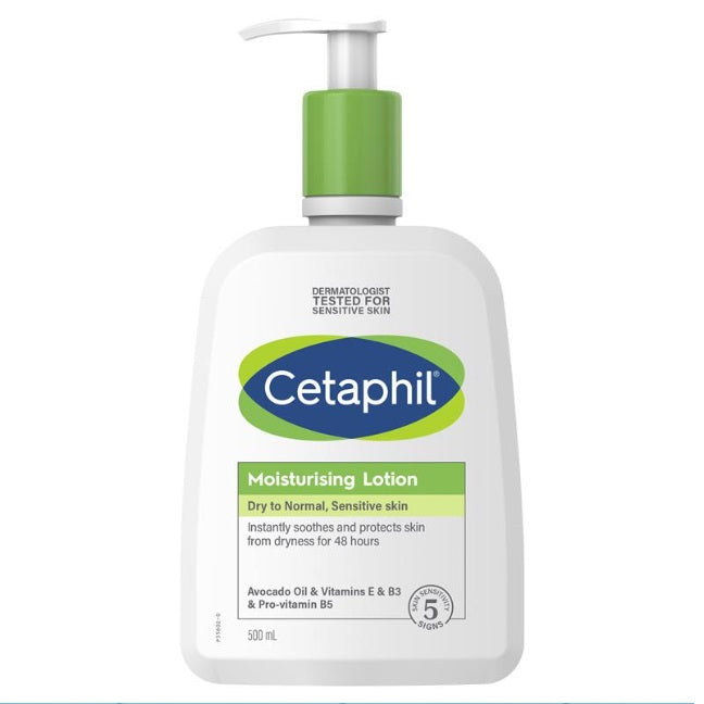 Cetaphil Moisturising Lotion (all skintypes) 500ml - Hydrating Skin Care all skin types lotion,Cetaphil lotion,daily moisturizer,hydrating skincare,lightweight moisturizer,moisturizing lotion,optimized,sensitive skin moisturizer,skincare 500ml