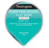 Neutrogena Purifying Boost Clay Mask 10mL Acne Wash,Boost Clay Mask,clay mask,Eye Make-up Remover,Eye Makeup Remover,Face Makeup Remover,Hydrating Skin Care,Make up,Make Up Remover,Makeup Remover,Moisturising Skin Care,Natural skin care,Oil Free Eye Makeu