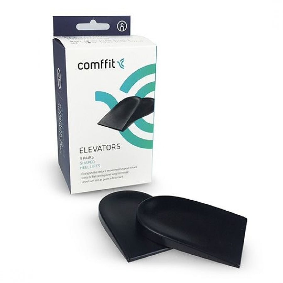 Comffit Elevators Molded Heel Lifts Pack 6 (3 Pair)