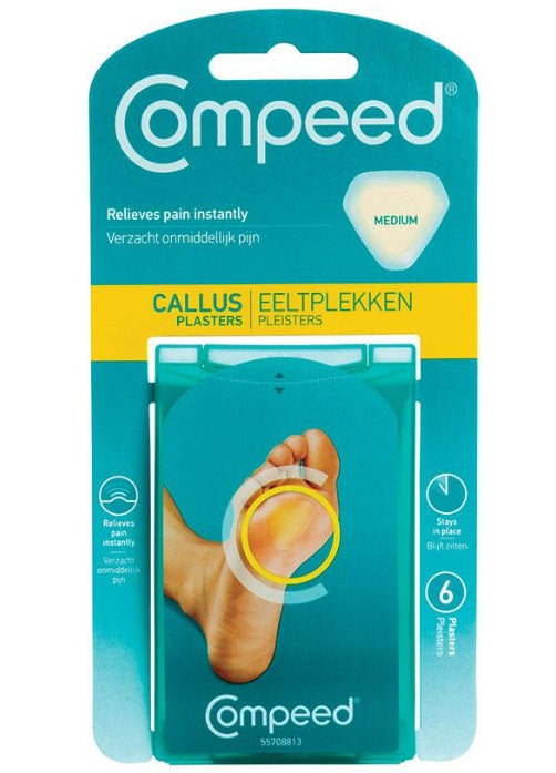 Compeed Callus Plasters 6 Pack Callus Plasters,Compeed Callus Plasters,issues,relieves pain,remove the callus
