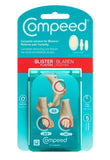 Compeed Blister Medium 5 pack Blister Patch,Hydrocolloid blister plasters,instant pain relief,issues,provides fast healing,second skin,stop blister pain