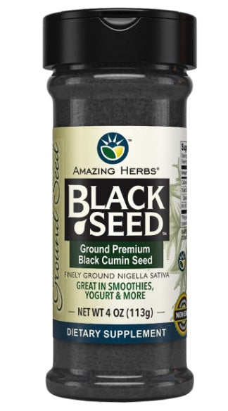 Black Cumin Seed – GROUND 113g beverages such as smoothies,Black Cumin Seed,essential fatty acids,issues,protein,seasoning,Whole Spectrum