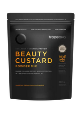 Tropeaka Beauty Custard - Worlds First! (340g) Beauty Custard,Custard,daily beauty solution,delicious dessert-style custard,dessert-style custard,healthy weight management,issues,marine collagen,Marine Collagen Peptide,Muscle toning,organic pea protein,re