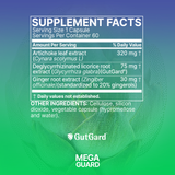 Microbiome Labs MegaGuard 60 Capsules supplement facts
