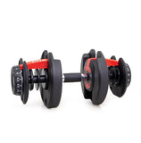 Allcare 66Fit Adjustable Dumbbell - 2.55KG TO 24 KG 66Fit Adjustable Dumbbell,Adjustable Dumbbell,Cast Iron,Compact & portable dumbbell,issues,PP,Rubber