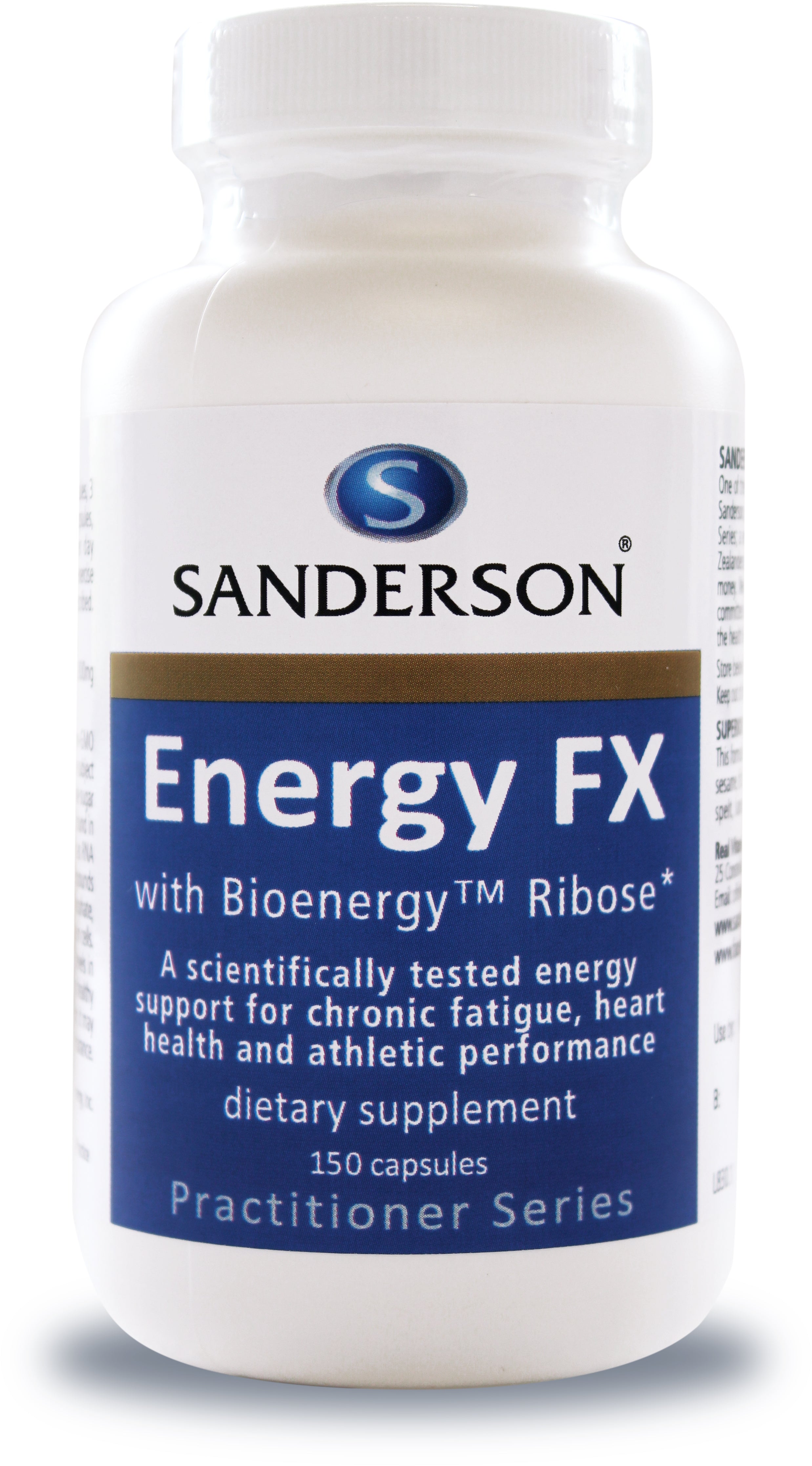 Sanderson Energy FX with Bioenergy Ribose 150 Capsules