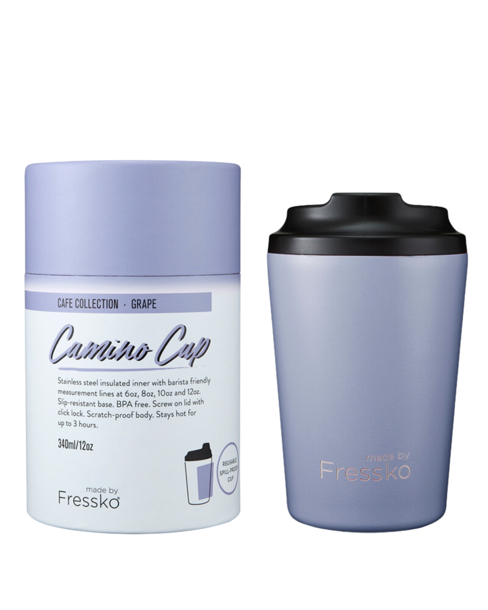 Fressko Camino Reusable Cup Grape 340ml